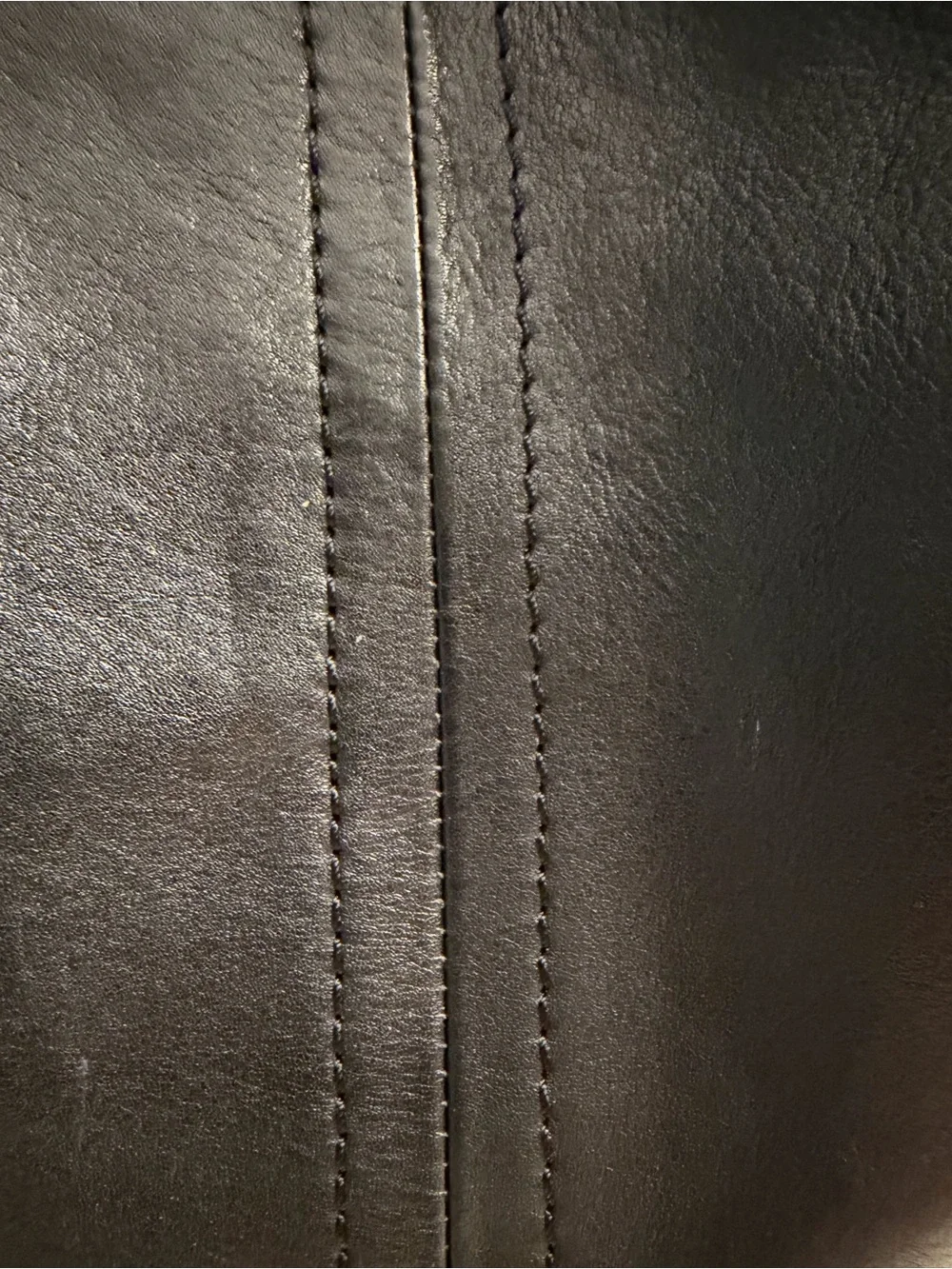 Classic Black Leather Hobo Shoulder Bag